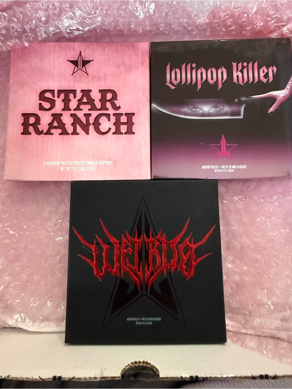Jeffree Star Mini Artistry Palettes